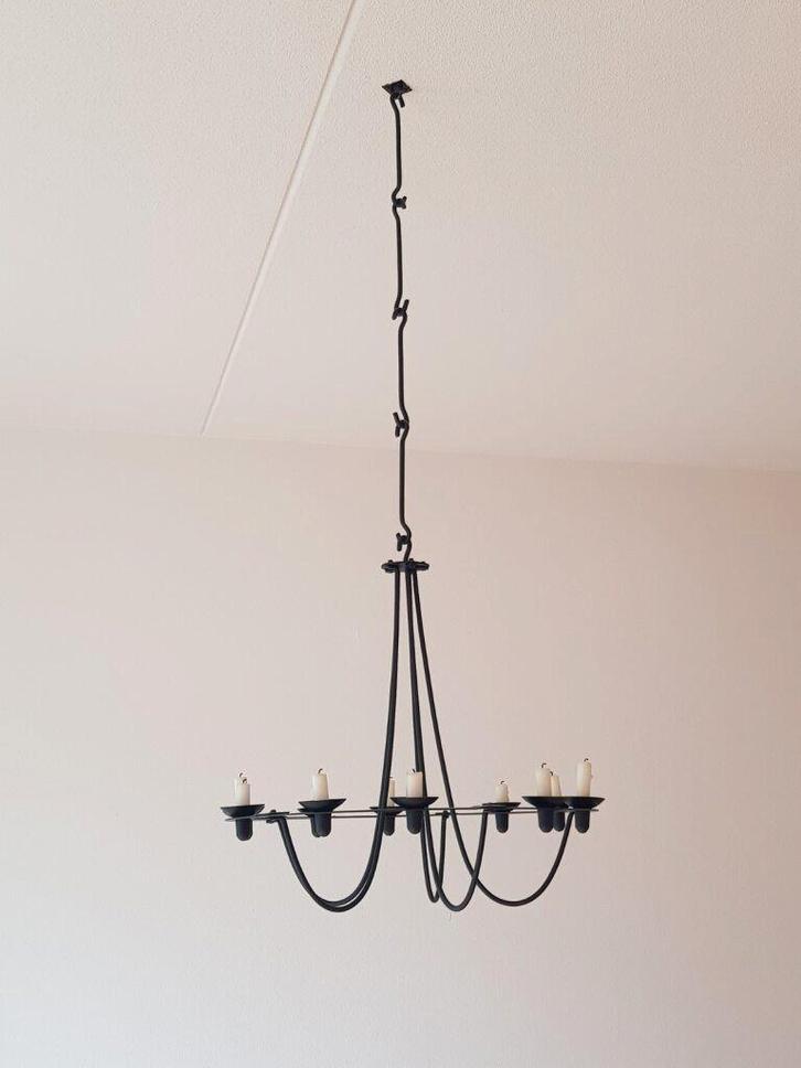 Kaarsenkandelaar, hangend, 10 kaarsen, Huis en Inrichting, Woonaccessoires | Kandelaars en Kaarsen, Gebruikt, Kandelaar, 75 cm of meer