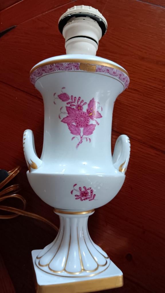 Herend Apponyi Purper Schemerlamp, Ophalen of Verzenden