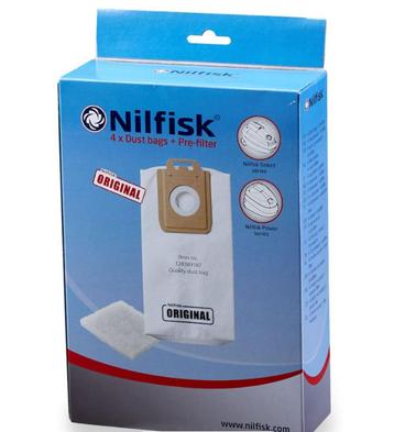 Nilfisk Select Serie Synthestische Stofzakken 4 st beschikbaar voor biedingen