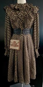 ANTIK BATIK mooi elegant jurkje mt L nieuwstaat viscose, Ophalen of Verzenden, Zo goed als nieuw, Maat 38/40 (M), Onder de knie