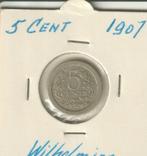 5 cent 1907 nederland, Ophalen of Verzenden, Koningin Wilhelmina, 5 cent