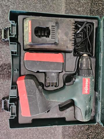 Metabo accuboormachin BSZ 14.4 in koffer incl. lader beschikbaar voor biedingen
