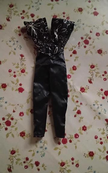  Vintage Retro sindy fleur Zwarte jumpsuit met glitter -  beschikbaar voor biedingen