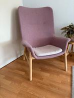 IKEA Vedbo hoge rugleuning roze fauteuil / stoel, Huis en Inrichting, Fauteuils, Zo goed als nieuw, Hout, 50 tot 75 cm, Ophalen