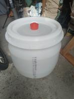 Gistvat 30 liter met kraantje en waterslot opening, Ophalen, Gebruikt