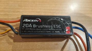Racenti 20A Brushless ESC - Watergekoeld beschikbaar voor biedingen