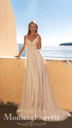 Nieuw: Monica Loretti trouwjurk maat M / 38, Ophalen, Nieuw, Wit, Trouwjurk