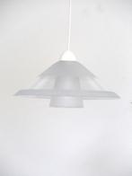 glazen hanglamp met glazen binnenkelk, Ophalen, Glas, Minder dan 50 cm