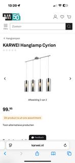 Hanglamp rookglas, Cyrion-Karwei, Huis en Inrichting, Lampen | Hanglampen, Ophalen of Verzenden, Glas, Hotel chique, 75 cm of meer