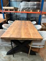 Eettafel rechthoekig 220 x 100 cm ex showmodel, Ophalen of Verzenden