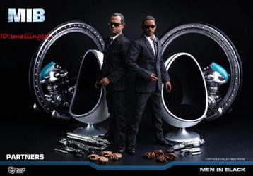 No Hot Toys - Black Toys AGENT K AGENT J MIB + Frank 1/6 !! beschikbaar voor biedingen