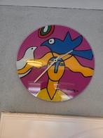 Corneille - Glazen Wandklok Dutch Design - Jaar 1999, Ophalen of Verzenden