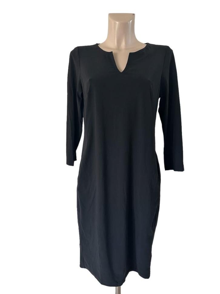 Studio Anneloes jurk M, Kleding | Dames, Jurken, Zo goed als nieuw, Maat 42/44 (L), Zwart, Onder de knie, Ophalen of Verzenden