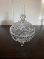 Kristallen Bonbonschaal met Deksel, Antiek en Kunst, Antiek | Glas en Kristal, Ophalen of Verzenden