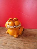 Garfield kunststof pop zittend 1981 5cm, Verzamelen, Stripfiguren, Garfield, Gebruikt, Ophalen of Verzenden