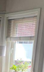 Luxaflex houten jaloezie 2x, Huis en Inrichting, Ophalen, Gebruikt, 50 tot 100 cm, Crème