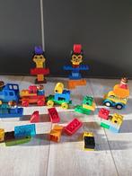 duplo met gezichten auto trein rups en blokken, Kinderen en Baby's, Speelgoed | Duplo en Lego, Ophalen of Verzenden, Gebruikt