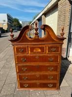 American Queen Anne Cherry Bonnet Top Highboy, Ophalen of Verzenden