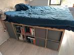 Studenten bed Tweepersoons bed met opbergruimte 160-200cm, Ophalen, Gebruikt, Tweepersoons, 200 cm