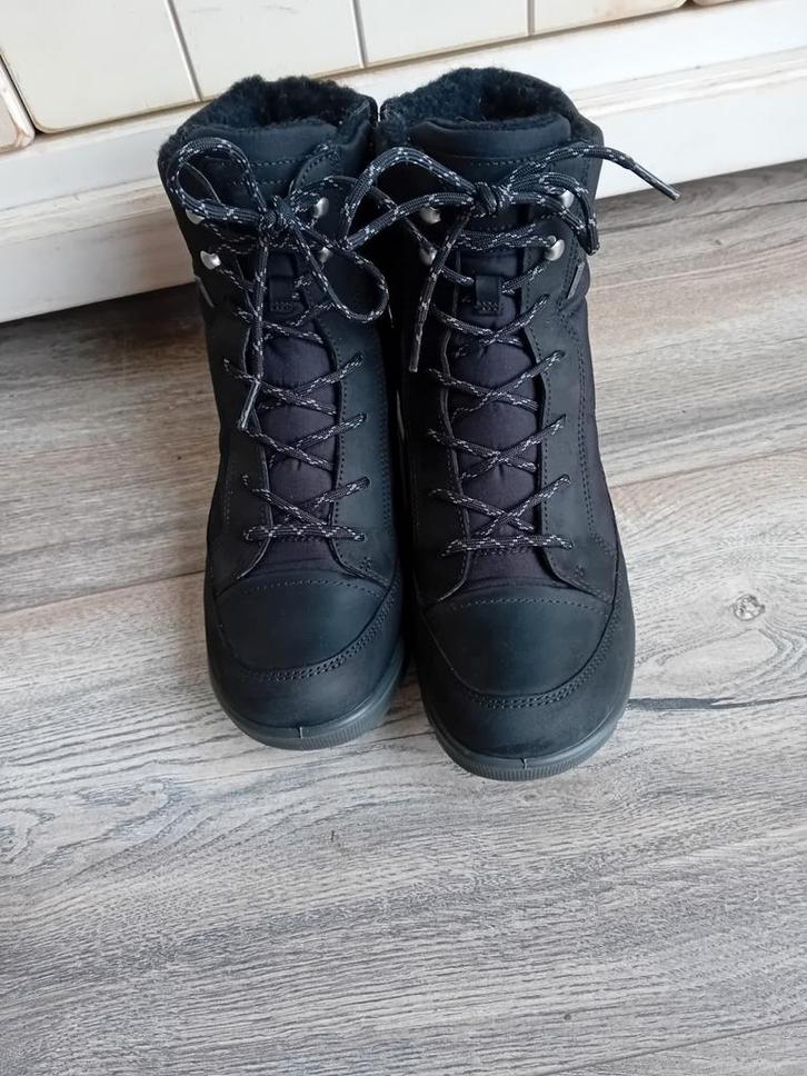 Ecco  Babett boots 40, Kleding | Dames, Schoenen, Zo goed als nieuw, Zwart, Ophalen of Verzenden