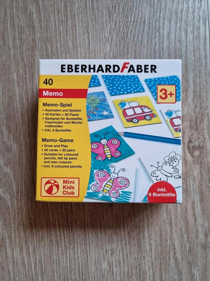 Eberhard faber memo memory NIEUW, Hobby en Vrije tijd, Gezelschapsspellen | Kaartspellen, Nieuw, Ophalen of Verzenden
