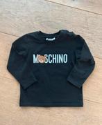 MOSCHINO shirt zwart met print mt 80, Italie, Moschino, -, Verzenden