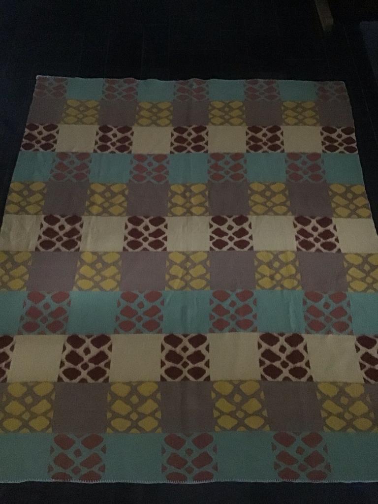 Kleurrijke Deken met Motieven, Huis en Inrichting, Ophalen of Verzenden, Gebruikt