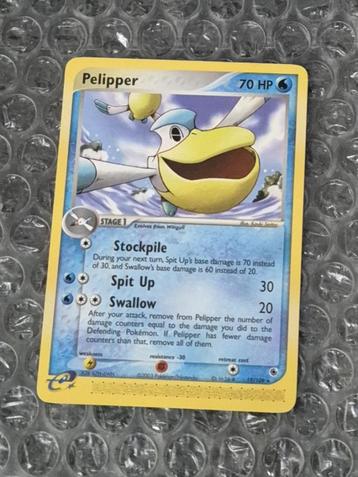 Non Holo Rare Pelipper 19/109 Ex Ruby & Sapphire Pokemon Kaa beschikbaar voor biedingen