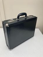 Claymore Attachékoffer Leer Model 1729 Zwart - Expandable, Ophalen of Verzenden, Zo goed als nieuw, Leer, Minder dan 50 cm