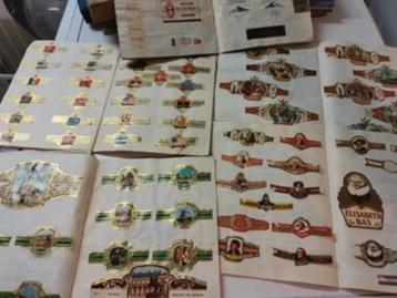 Oude Sigarenbandjes Collectie + Suikerzakjes beschikbaar voor biedingen