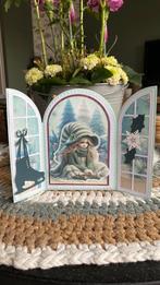 Zelfgemaakte kerstkaart met enveloppe, Hobby en Vrije tijd, Kaarten | Zelfgemaakt, Ophalen of Verzenden, Nieuw, Kerst