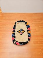 Handgeknoopt Marokkaans Berber Poef. Prachtige kleuren!, Stof, Zo goed als nieuw, Rechthoekig, 75 tot 100 cm