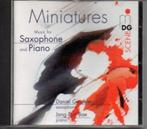 Miniatures voor Saxofoon & Piano / Daniel Gauthier cs, Verzenden, Modernisme tot heden, Zo goed als nieuw, Kamermuziek