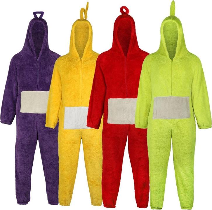 Teletubbie onesie pak in alle maten en kleuren, Kleding | Dames, Carnavalskleding en Feestkleding, Nieuw, Kleding, Carnaval, Ophalen of Verzenden
