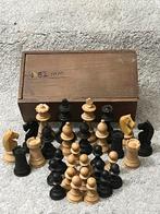 Vintage Chess Staunton Koninghoogte 82 mm, Hobby en Vrije tijd, Gezelschapsspellen | Bordspellen, Ophalen of Verzenden, Gebruikt