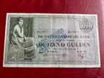 Schaarse 1000 gulden 1938 met buiten omloop stempel, Postzegels en Munten, Bankbiljetten | Nederland, Ophalen of Verzenden, 1000 gulden