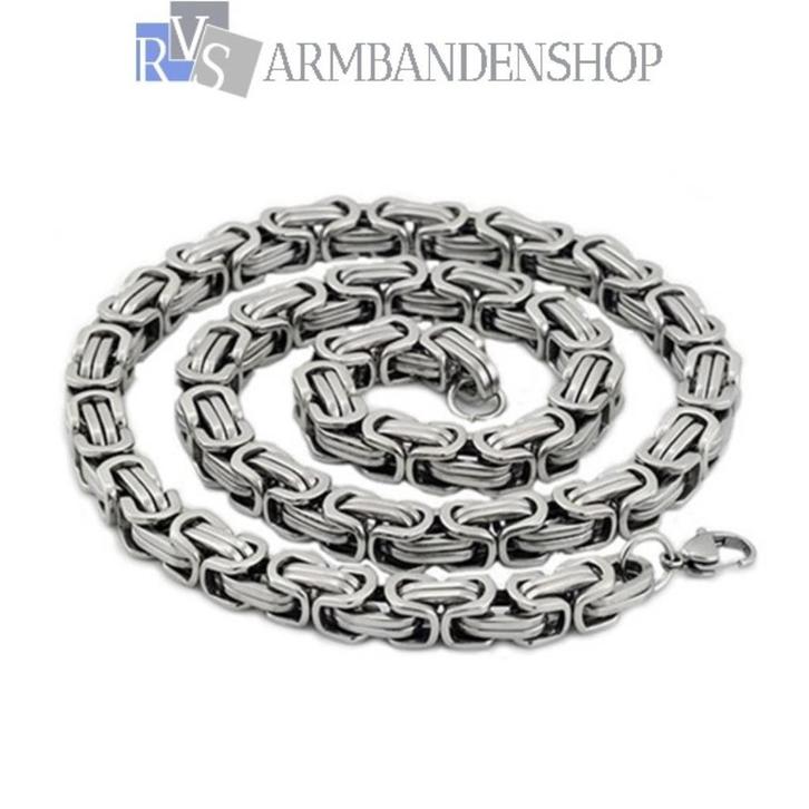 rvs staal dikke koningsschakel ketting koningsketting heren, Sieraden, Tassen en Uiterlijk, Kettingen, Nieuw, Overige materialen