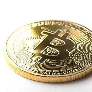 BITCOIN HERDENKINGSMUNT VERGULD *UNC* beschikbaar voor biedingen
