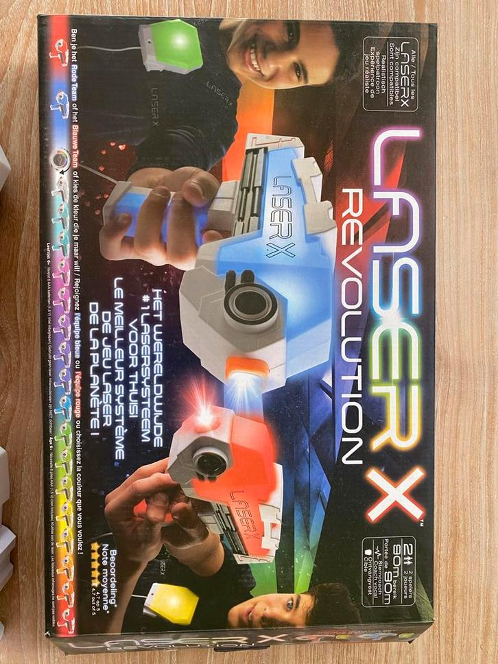 Laser X Revolution Laserpistolen Set lasergame, Kinderen en Baby's, Speelgoed | Buiten | Actiespeelgoed, Zo goed als nieuw, Ophalen of Verzenden