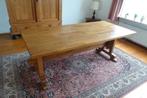 Massief eiken eettafel 200x90, Huis en Inrichting, Ophalen, 200 cm of meer, 50 tot 100 cm, Zo goed als nieuw