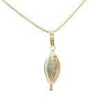 Zilveren tong hanger visserijsieraad Urk ketting, Ophalen of Verzenden, Nieuw, Zilver