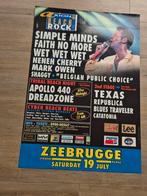 Zeldzame posters Beach Rock Zeebrugge Meerdere jaren! DEALS, Verzamelen, Rechthoekig Staand, Ophalen of Verzenden, Zo goed als nieuw