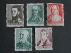 Nederland gestempeld NVPH 392 - 396 Serie compleet., Postzegels en Munten, Na 1940, Ophalen of Verzenden, Gestempeld