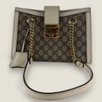 Gucci GG supreme padlock tote, Ophalen of Verzenden, Gebruikt, Beige, Schoudertasje