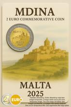 2 euro coincard MALTA 2025 Mdina, Verzenden, Malta, 2 euro, Losse munt
