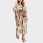 * DEVOTION 36 * NIEUW kimono, kaftan, maxi dress. Nww € 295, Wit, Ophalen of Verzenden, Maat 36 (S), Onder de knie