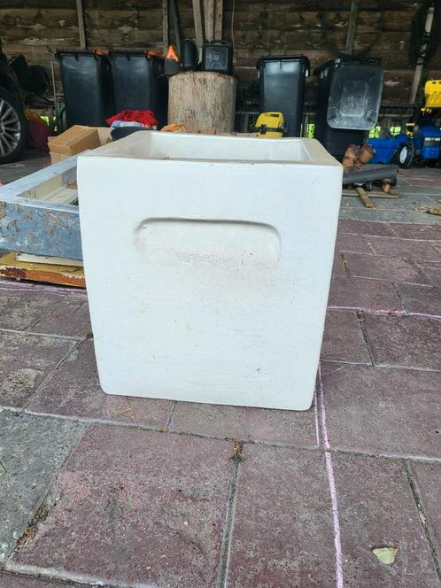 Terracotta 4kanten bak  plantenbak 50x50, Tuin en Terras, Bloempotten, Zo goed als nieuw, Terracotta, 40 cm of meer, Vierkant