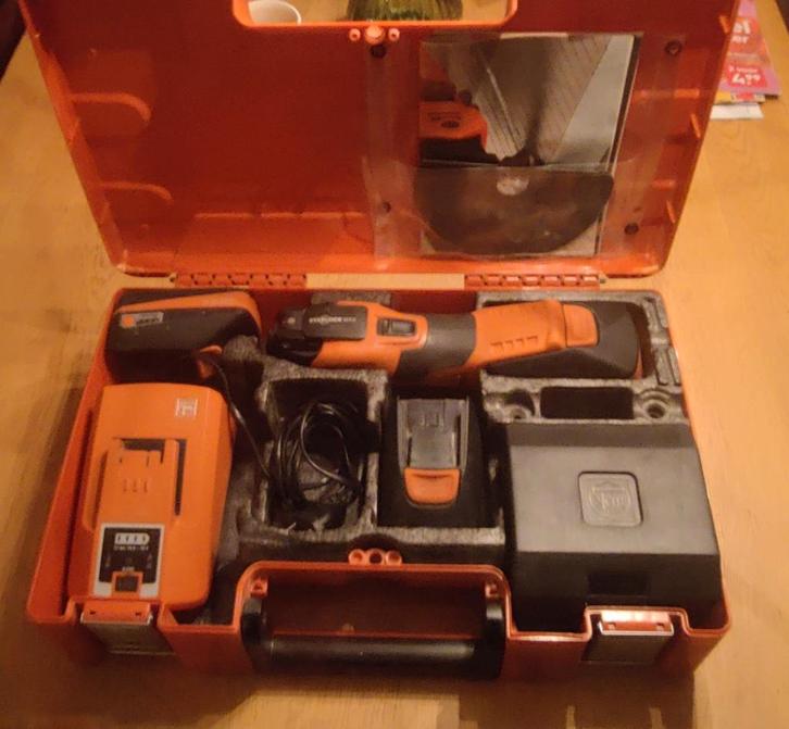 Fein Multimaster in kist met 3x accu en lader. ZGAN., Doe-het-zelf en Verbouw, Gereedschap | Overige machines, Zo goed als nieuw