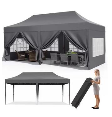 Luxe Paviljoen Pop-up Gazebo 3x6m. Waterdichte Vouwbare Tent beschikbaar voor biedingen
