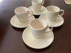 Wedgwood 4 kopen schotels, Ophalen of Verzenden, Zo goed als nieuw, Wedgwood, Kop(pen) en/of Schotel(s)